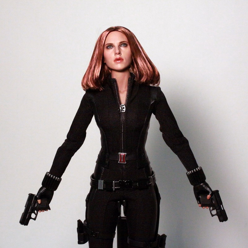 Hot Toys Captain America The Winter Soldier BLACK WIDOW Figure 1/6 HAND PEGS 