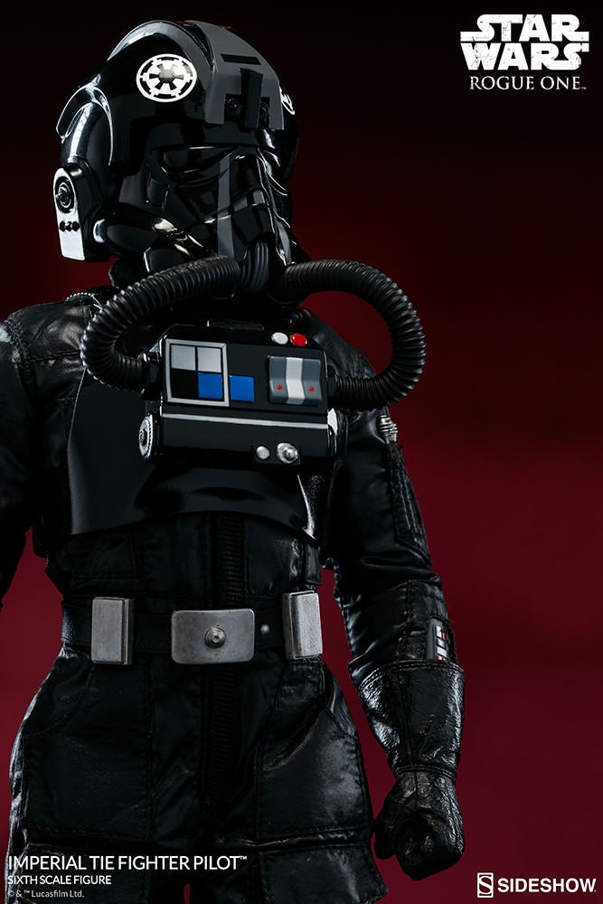 sideshow rogue one tie pilot