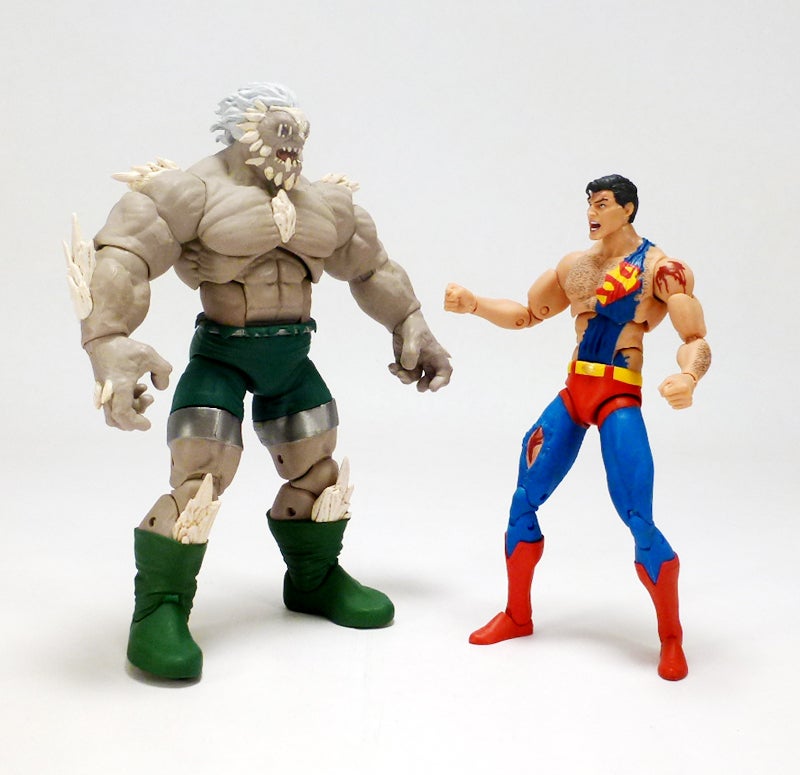 dc icons superman vs doomsday