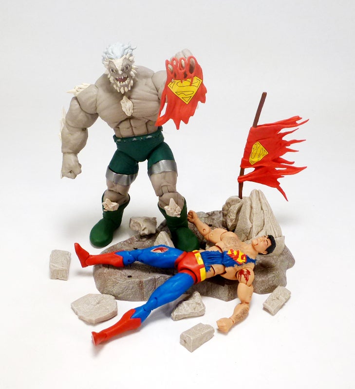 dc icons superman vs doomsday
