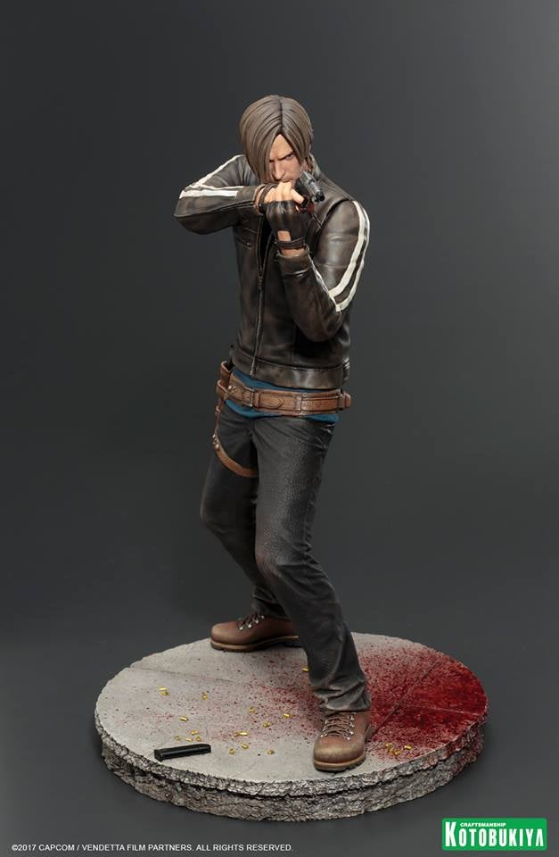 leon kennedy resident evil 2 statue