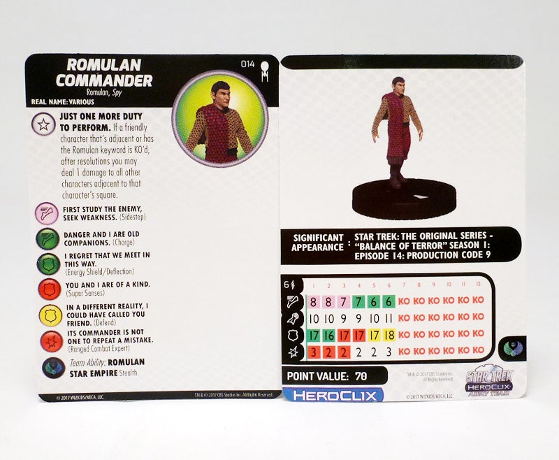card-014 romulan commander