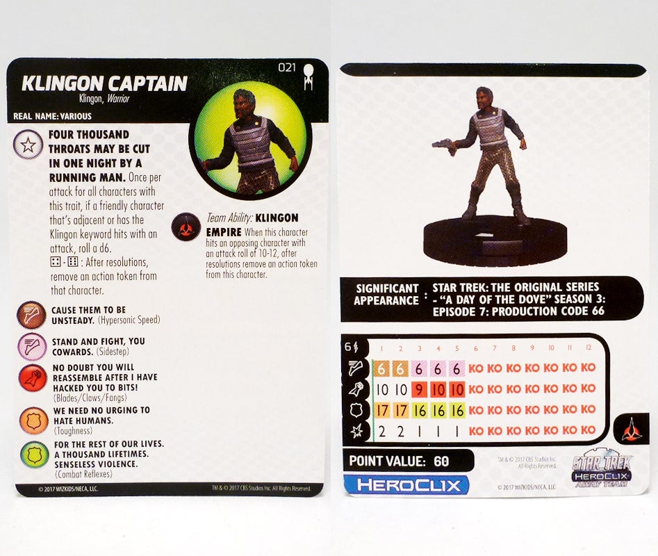 card-021 klingon captain