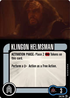 24 of 36 - Klingon Helmsman