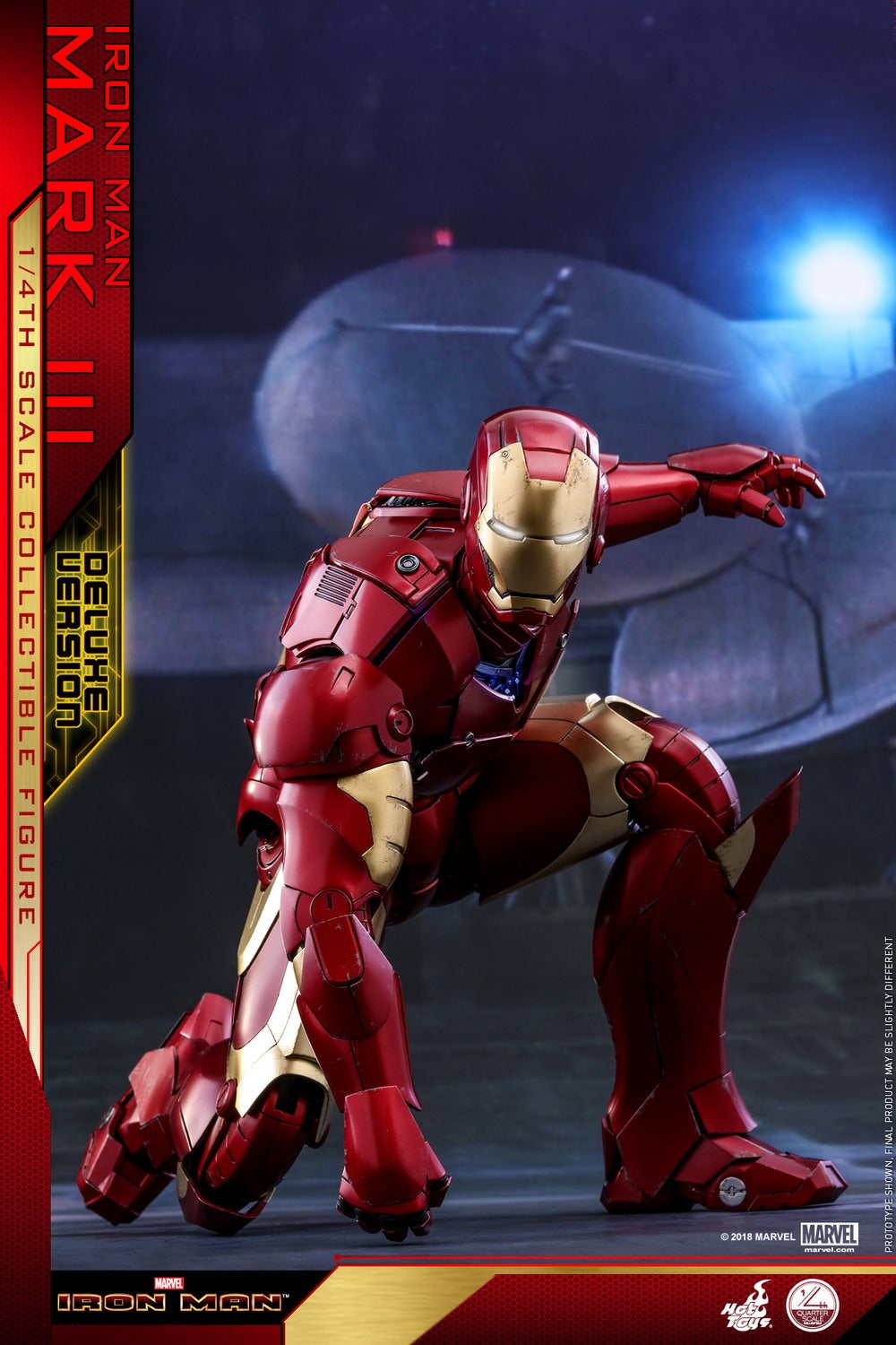 Hot Toys - Iron Man - 1_4 Mark III (Deluxe Version) Collectible Figure_PR9