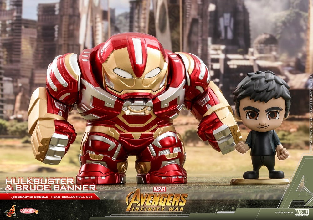 Hot Toys - AIW - Hulkbuster & Bruce Banner Cosbaby (S) collectible set_PR1