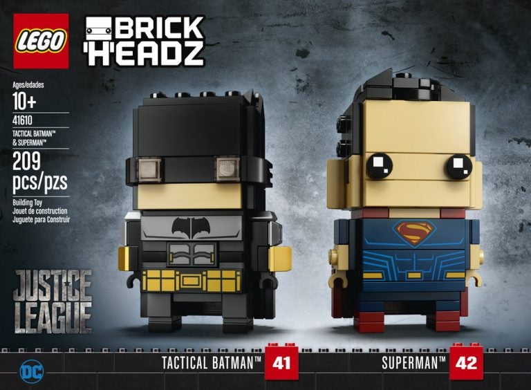 lego brickheadz batman superman