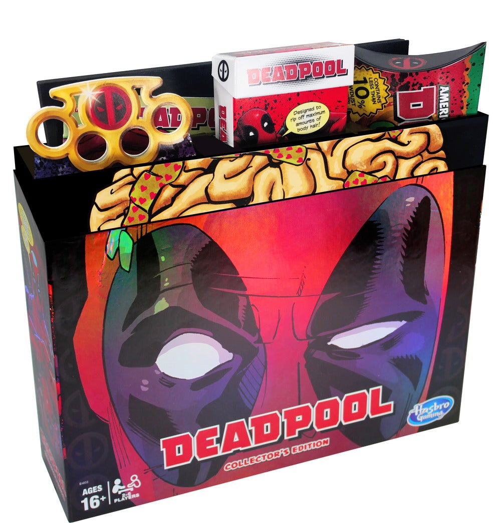 MONOPOLY GAME MARVEL DEADPOOL COLLECTOR'S EDITION - pkg (2)