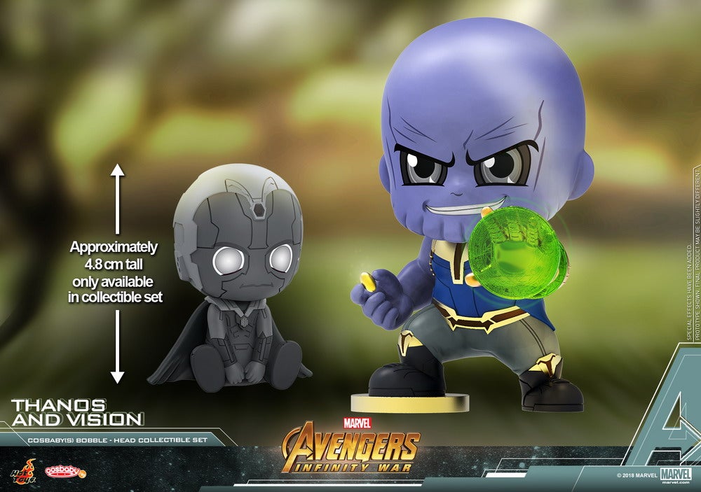 Hot Toys - Avengers 3 - Thanos and Vision Cosbaby (S) Collectible Set_PR1