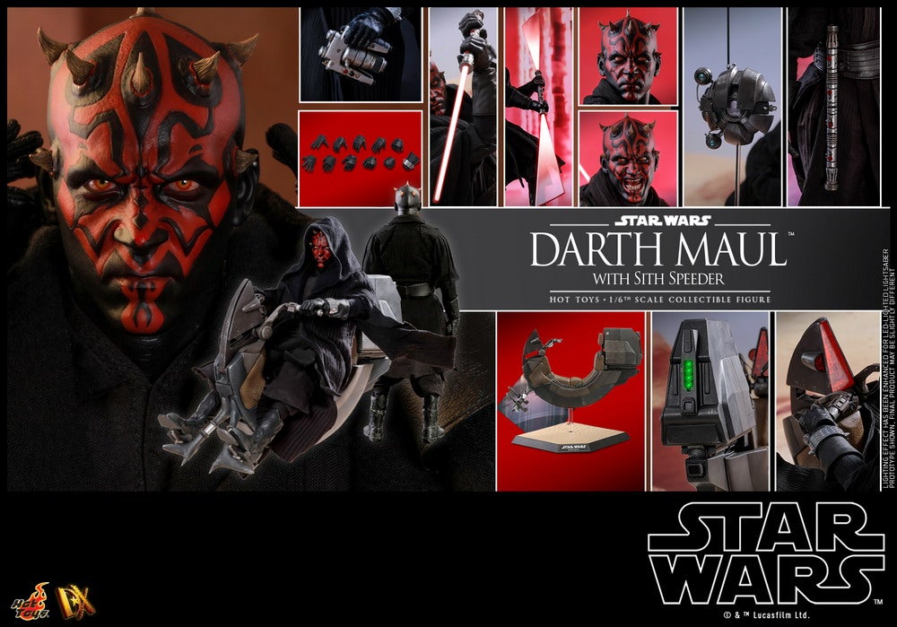 Hot Toys - Star Wars - Darth Maul with Sith Speeder collectible figure_PR28