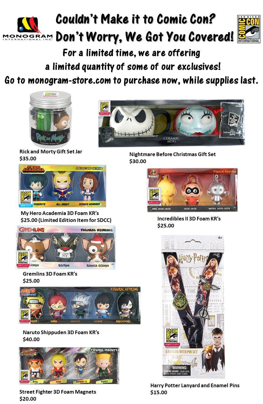 Post Comic Con 2018 Online Sale