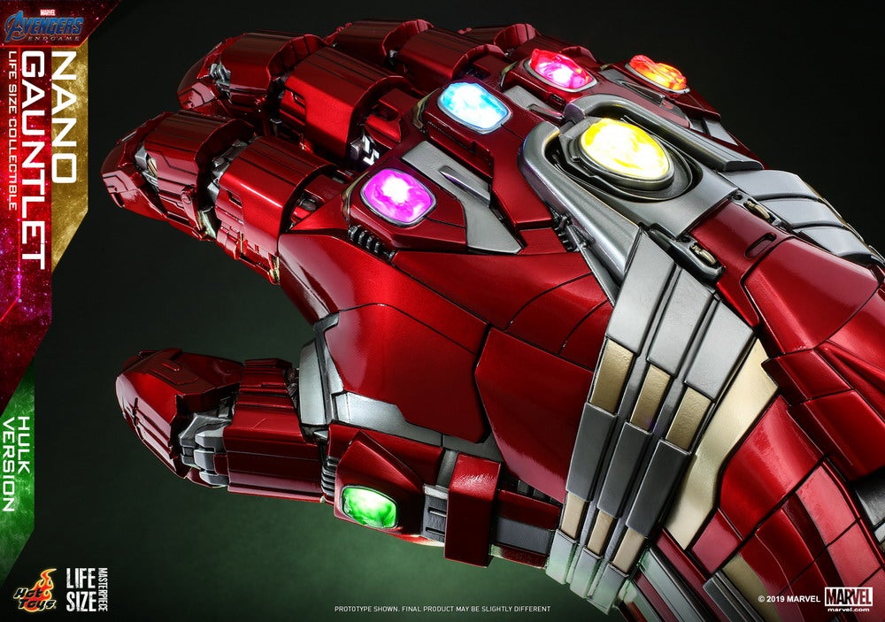 Hot Toys - A4 - Nano Gauntlet (Hulk Version) Lifesize Collectible_PR9