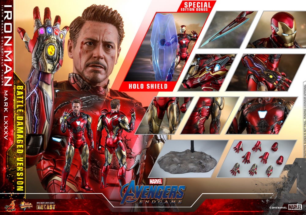 Hot Toys - A4 - Iron Man Mark LXXXV (Battle Damaged) collectible figure_PR23 (Special)