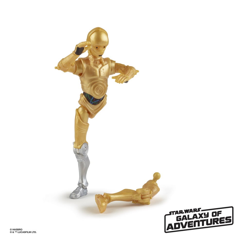 STAR WARS GALAXY OF ADVENTURES 5-INCH Figure Assortment - C-3PO (oop 3)