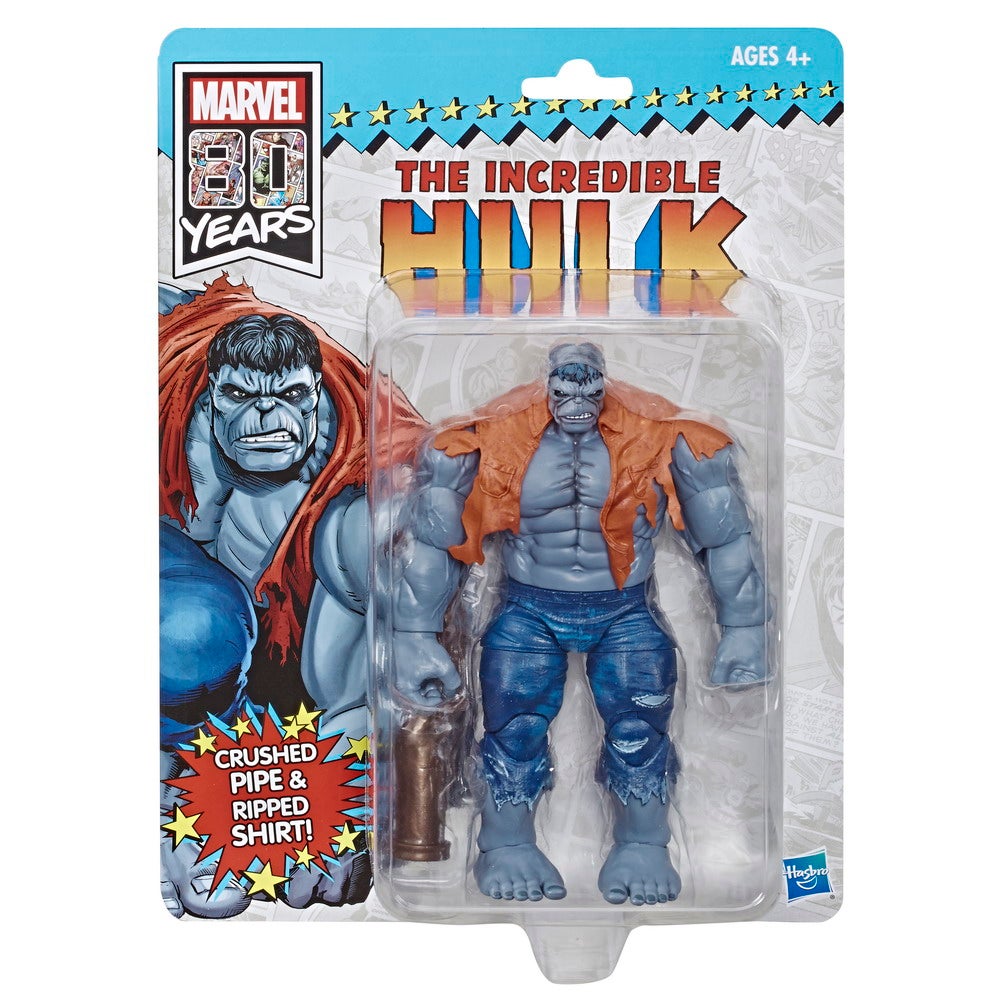 HASBRO MARVEL LEGENDS SERIES 80TH ANNIVERSARY EXCLUSIVE INCREDIBLE HULK Figure - in pck