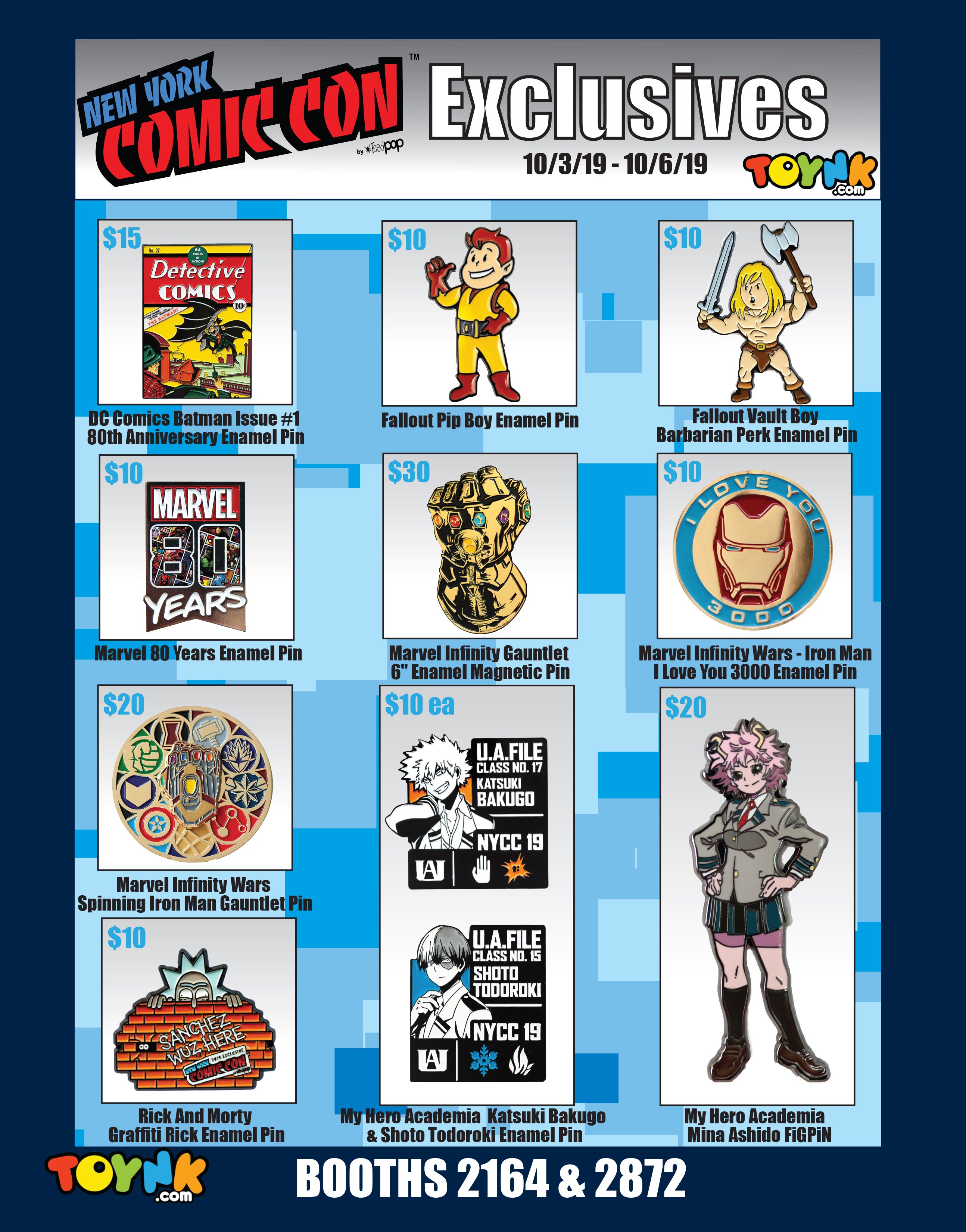 NYCC19 Exclusives PAGE 1