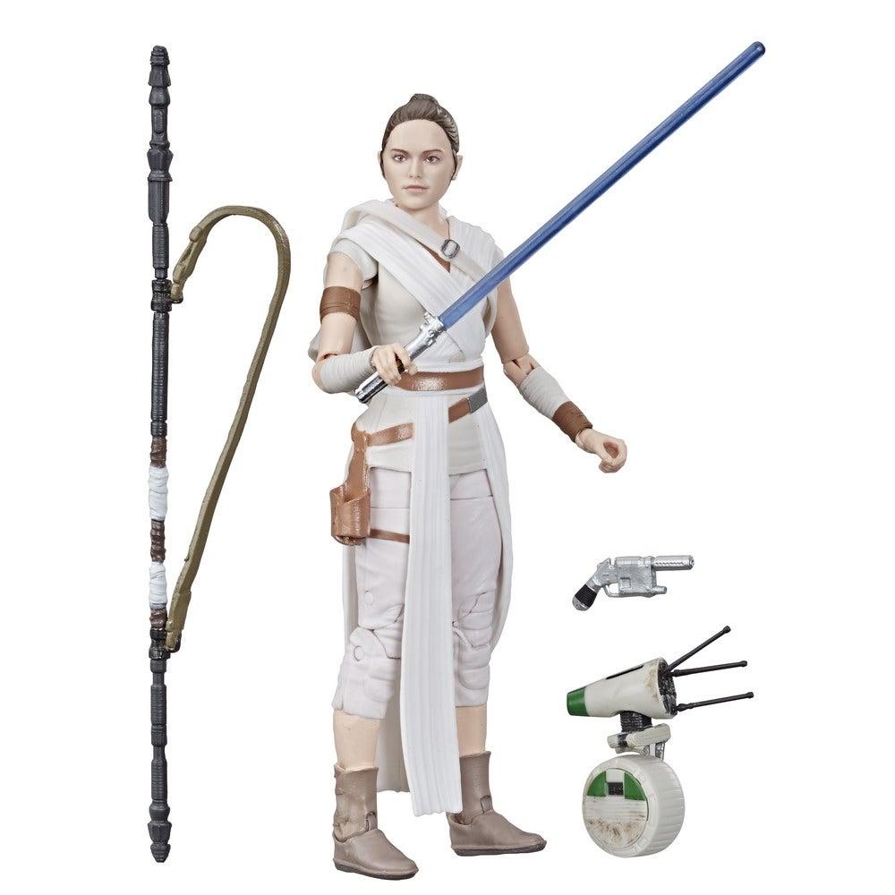 STAR WARS THE BLACK SERIES 6-INCH REY & D-O Figure - oop