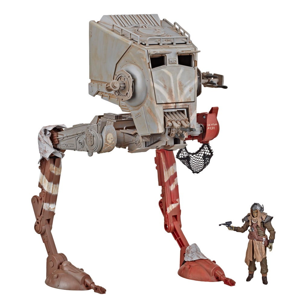 STAR WARS THE VINTAGE COLLECTION THE MADALORIAN AT-ST RAIDER Vehicle - oop (1)