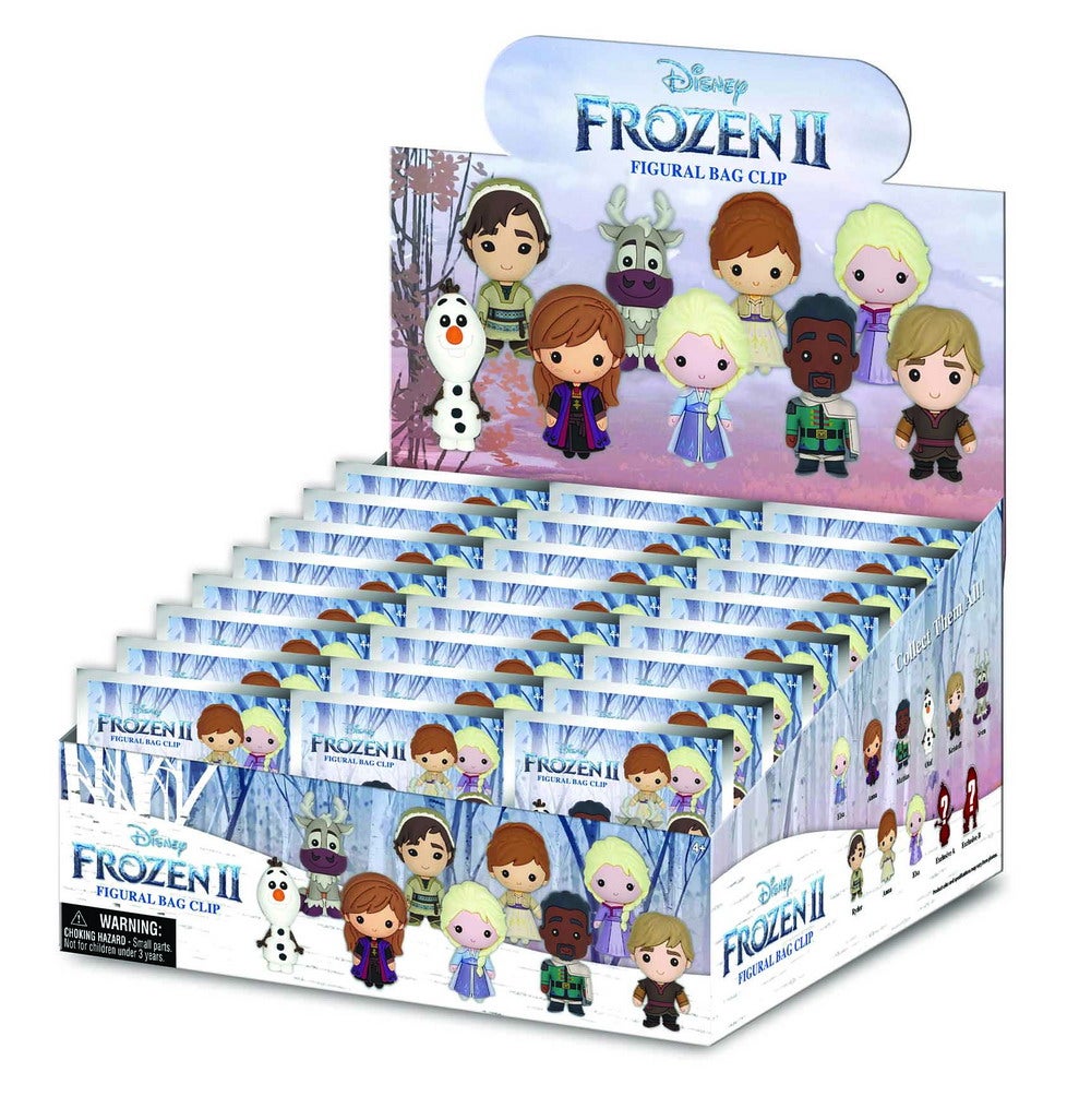 86170 Frozen 2 3D Bag Clip PDQ Rendering