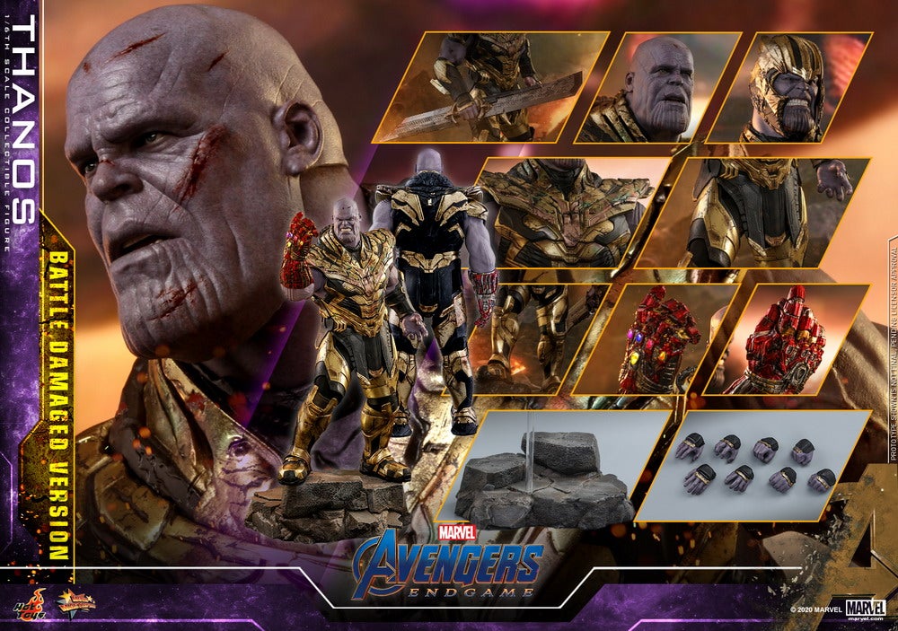 Hot Toys - A4 - Thanos (Battle Damaged Version) Collectible Figure_PR22