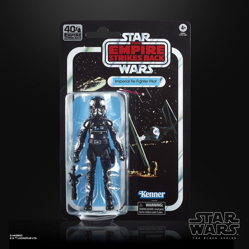 STAR WARS THE BLACK SERIES 40TH ANNIVERSARY 6-INCH IMPERIAL TIE FIGHTER PILOT - in pck