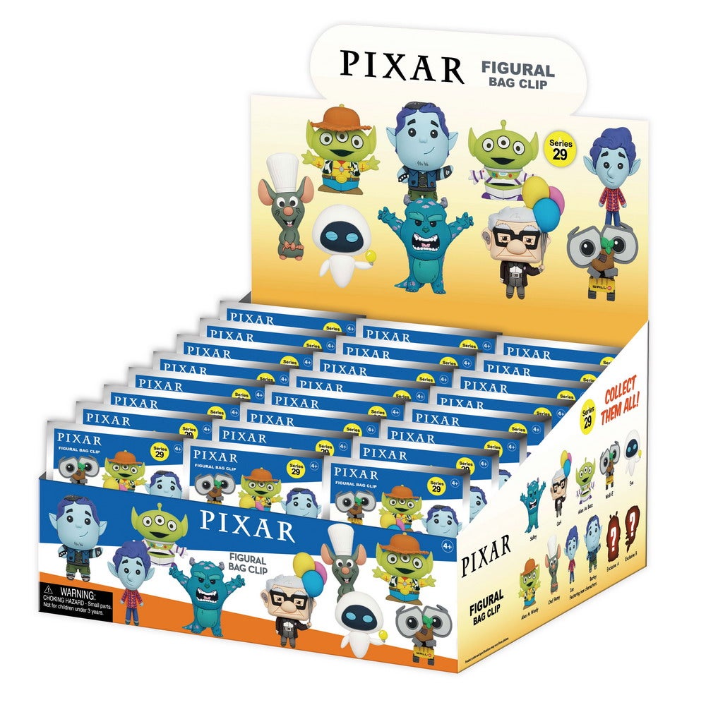 85280 Pixar 25th Anniversary 3D Bag Clip PDQ