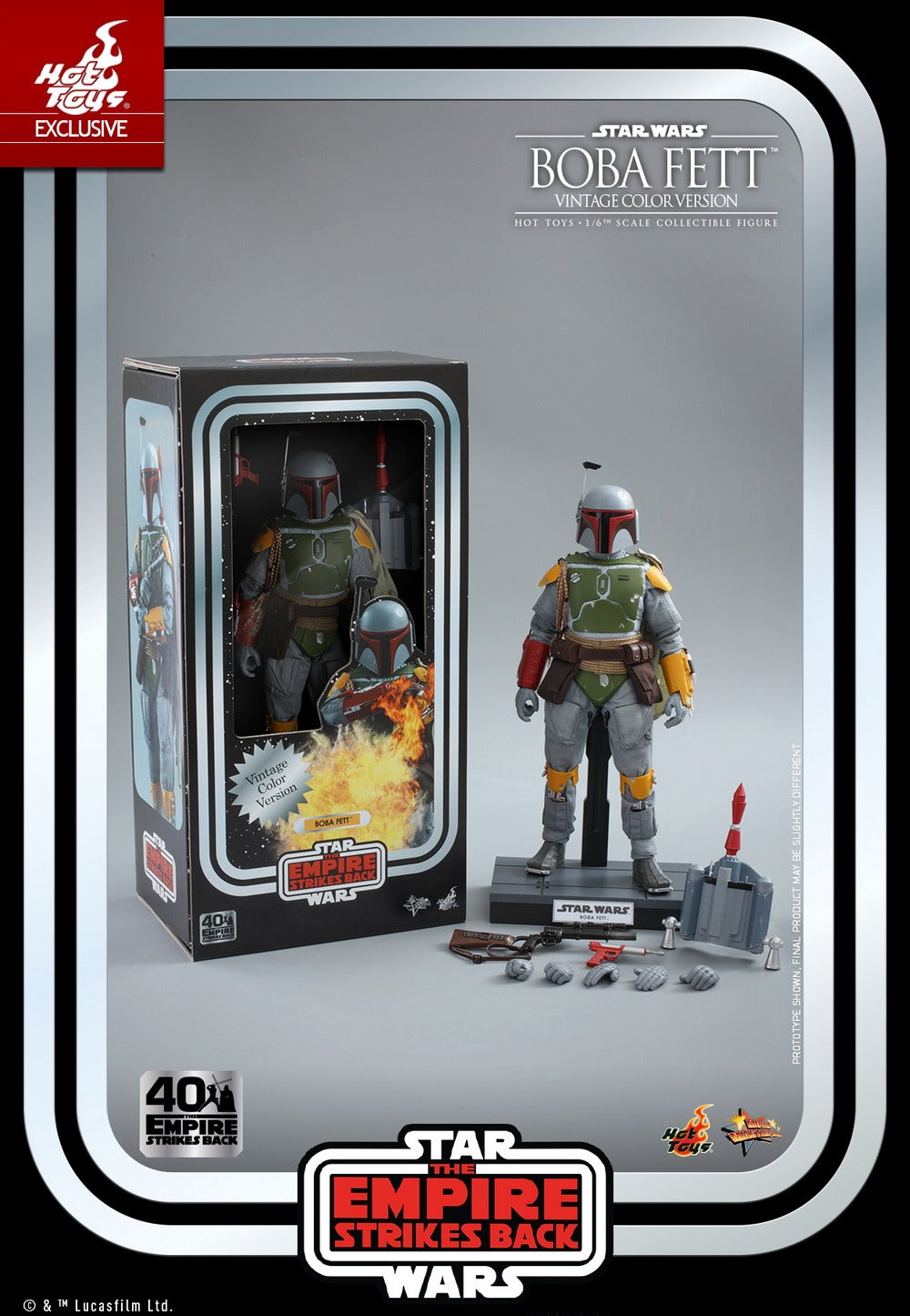 Hot Toys - SW - Boba Fett (Vintage Color Version) Collectible Figure_PR1
