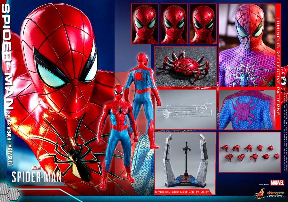 Hot Toys - MSM - Spider-Man (Spider Armor - MK IV Suit) collectible figure_PR17