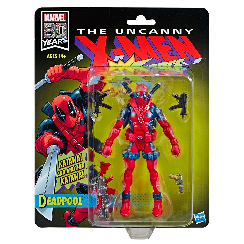 MARVEL LEGENDS SERIES 80TH ANNIVERSARY 6-INCH DEADPOOL Figure - in pck
