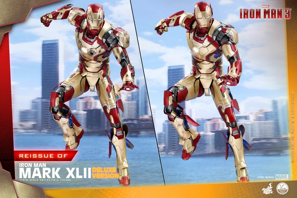 Hot Toys - Iron Man 3 - 1-4 Iron Man Mark XLII collectible figure_PR10