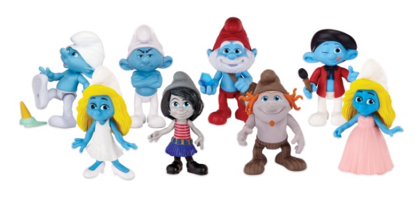 the smurfs action figures