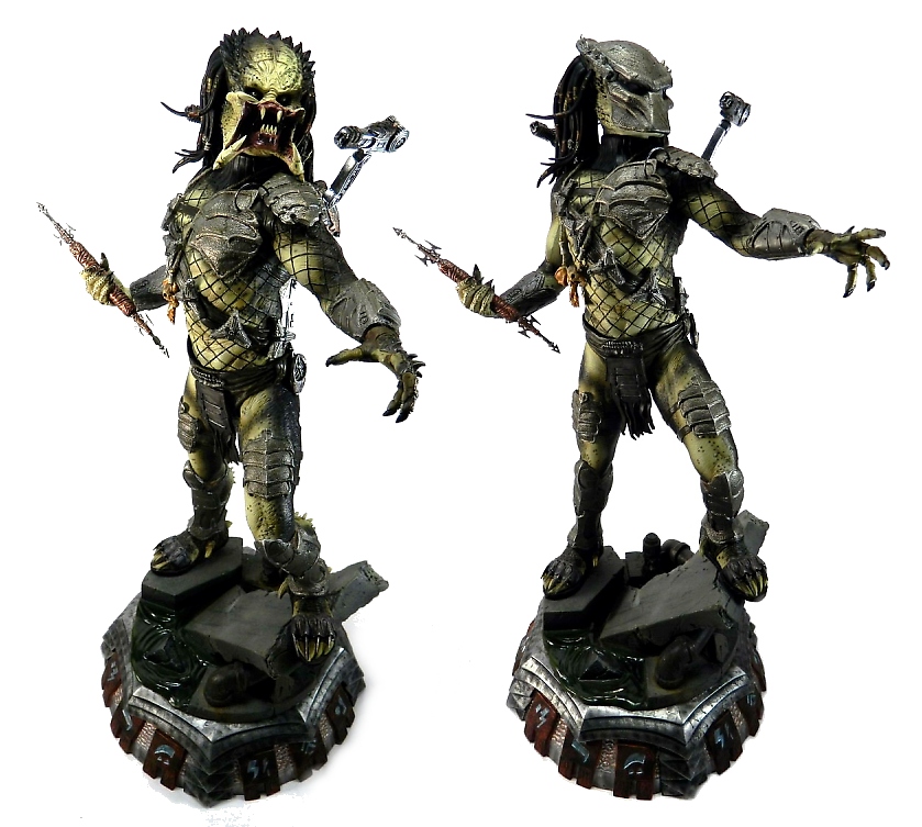 Sideshow: Sideshow's AvP:R Wolf Predator Statue - NEW PHOTOS