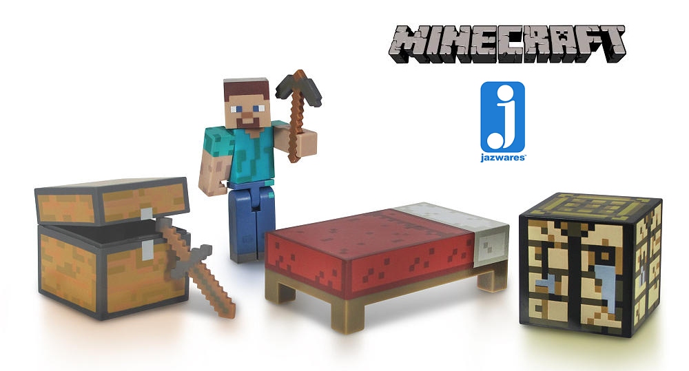 Minecraft Steve Papercraft Single Piece Jazwares - ToyWiz