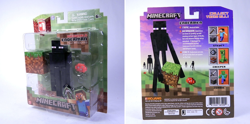 Minecraft Hostile Mobs Papercraft [Damaged Package]