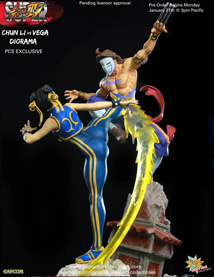 Chun Li vs. Vega Diorama (Street Fighter 4)