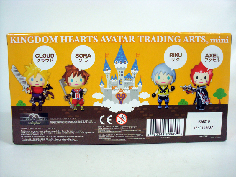 Kingdom Hearts Mini Avatar Trading Arts Figures