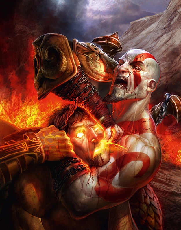 Kratos & Blade of Olympus Art - God of War III Art Gallery