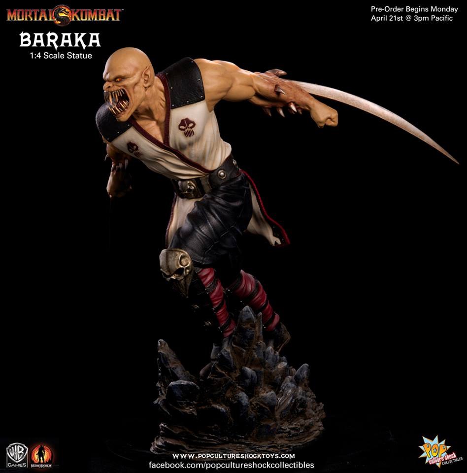 Baraka Estátua Mortal Kombat 1:4 - Pop Culture Shock