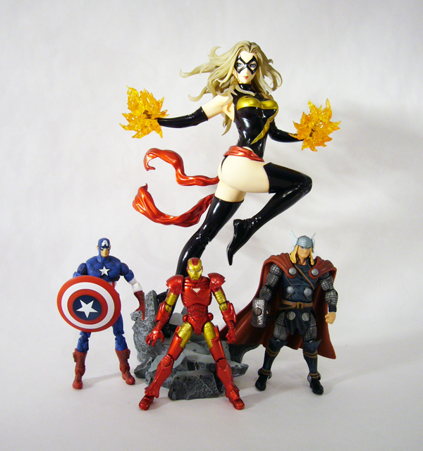ms marvel bishoujo statue