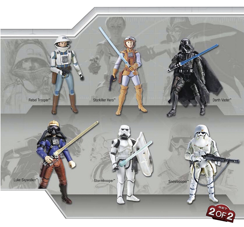 star wars action figures 2007