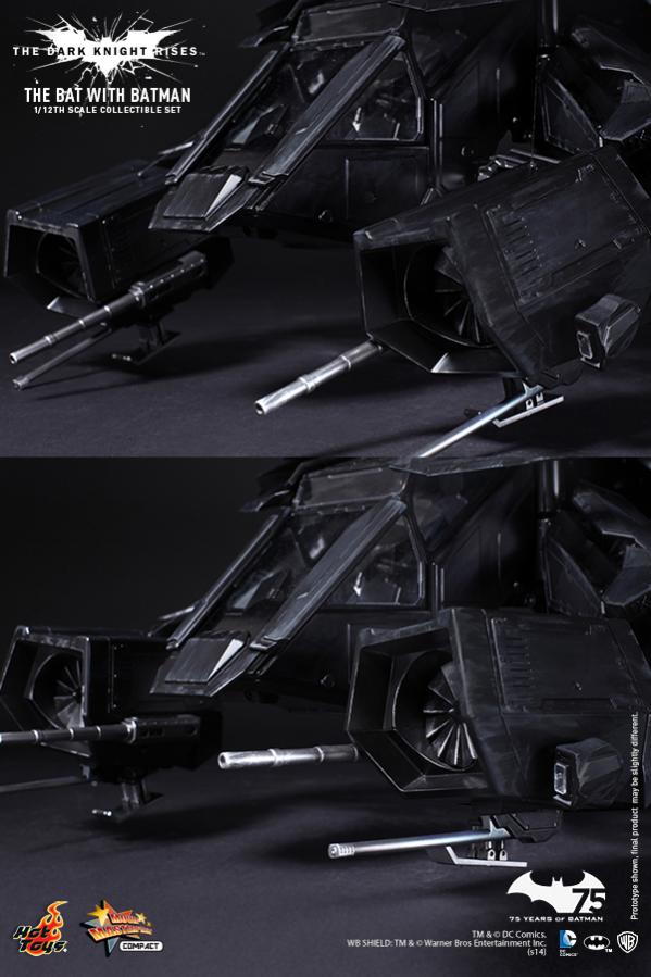 Hot Toys: Hot Toys The Dark Knight Rises 1:12 THE BAT