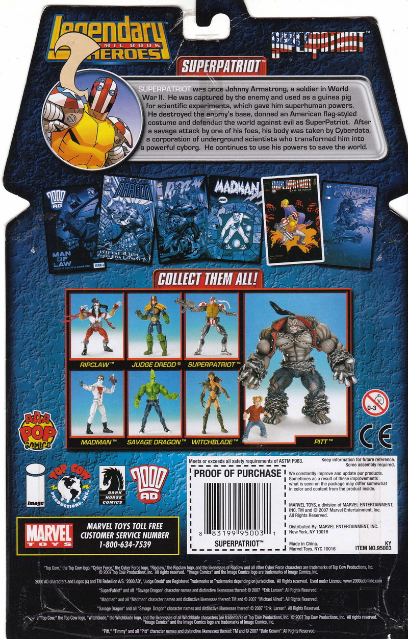 Legendary Heroes Action Figures Wave 1