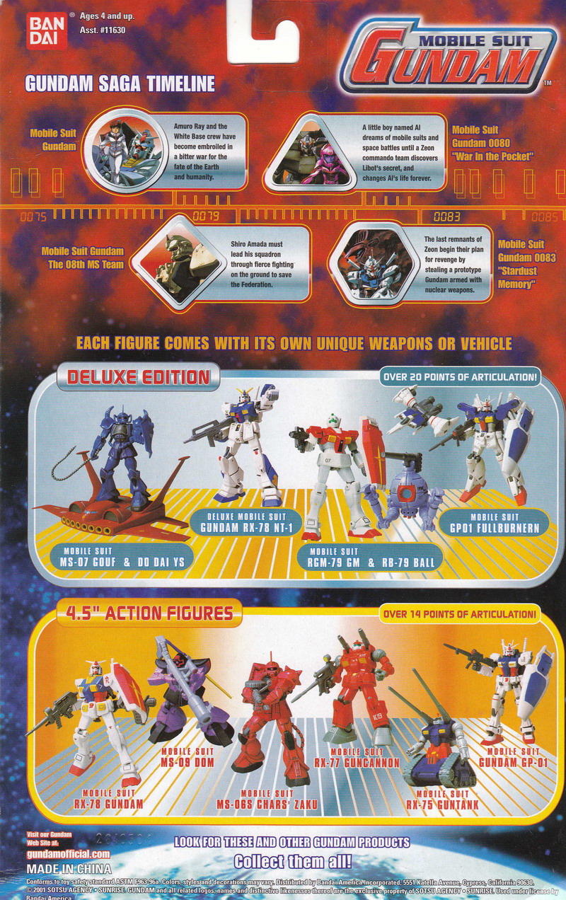 bandai america gundam
