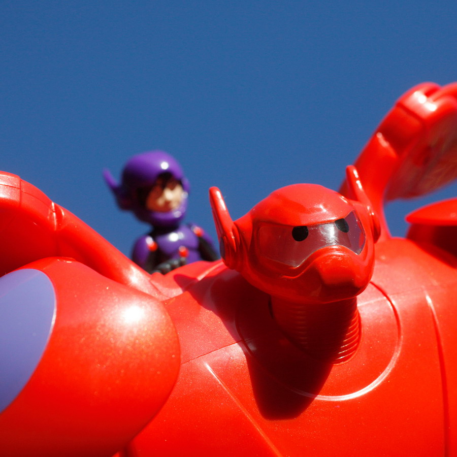 flame blast flying baymax