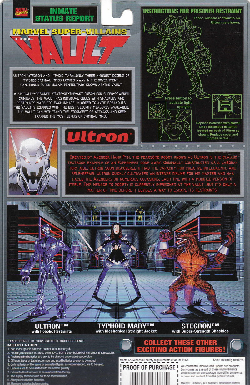 1998 marvel toy biz inc
