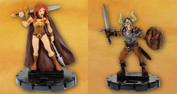 Heroclix Hammer of Thor set Valkyrie #012 Common figure w/card! 