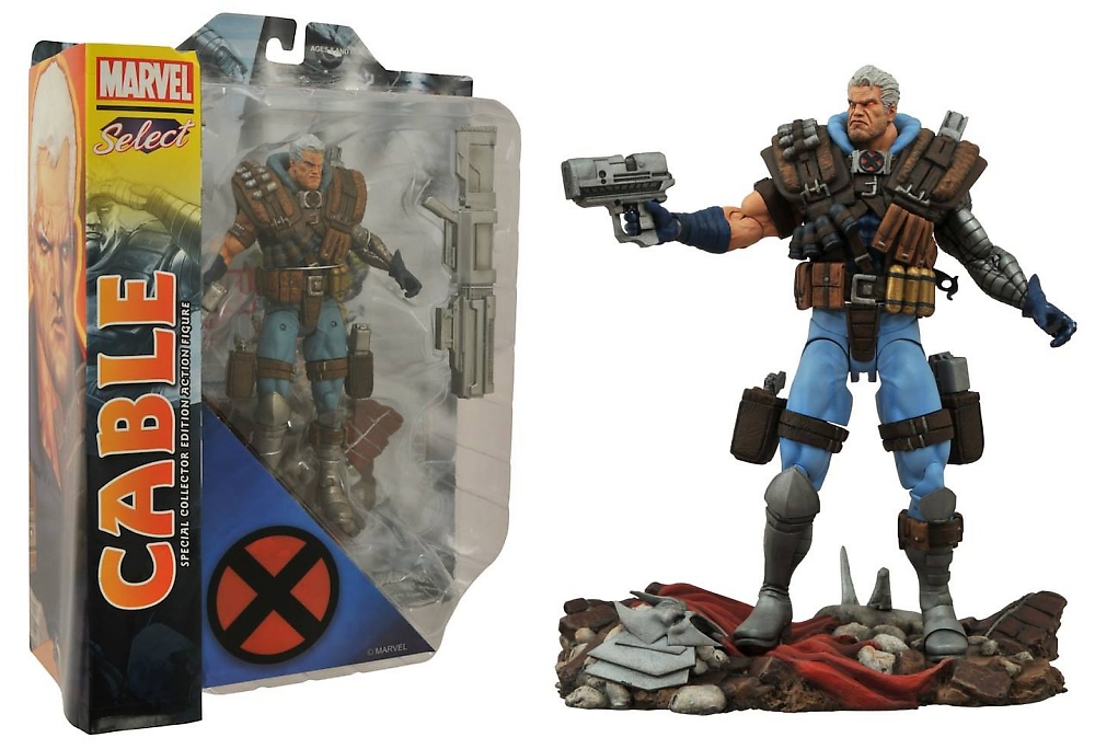 Diamond Select Toys Marvel Select Cable Action Figure 