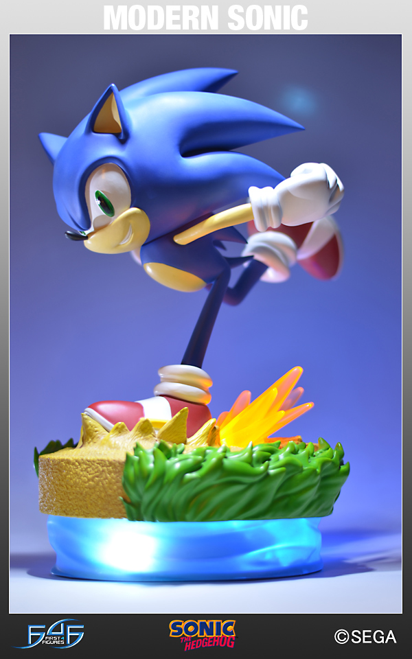 first 4 figures sonic statue