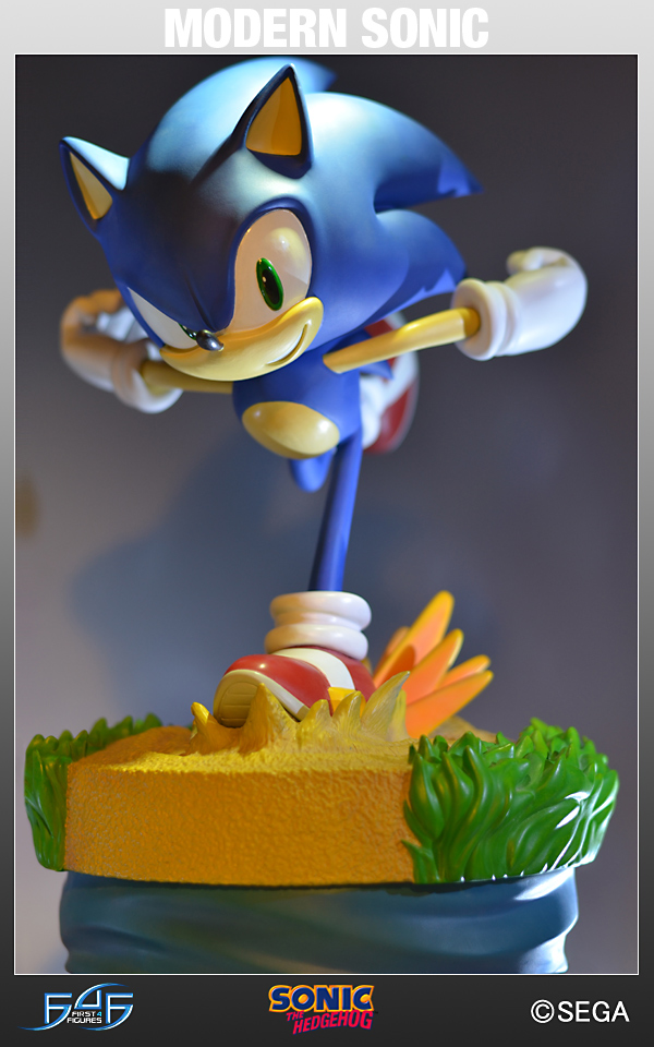 first 4 figures sonic statue