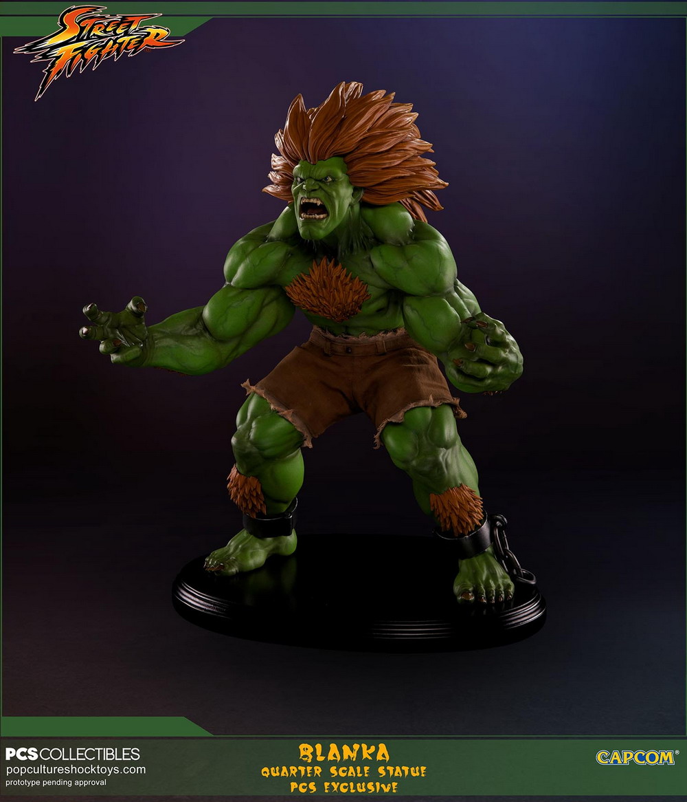 Street Fighter Blanka Statue by Pop Culture Shock